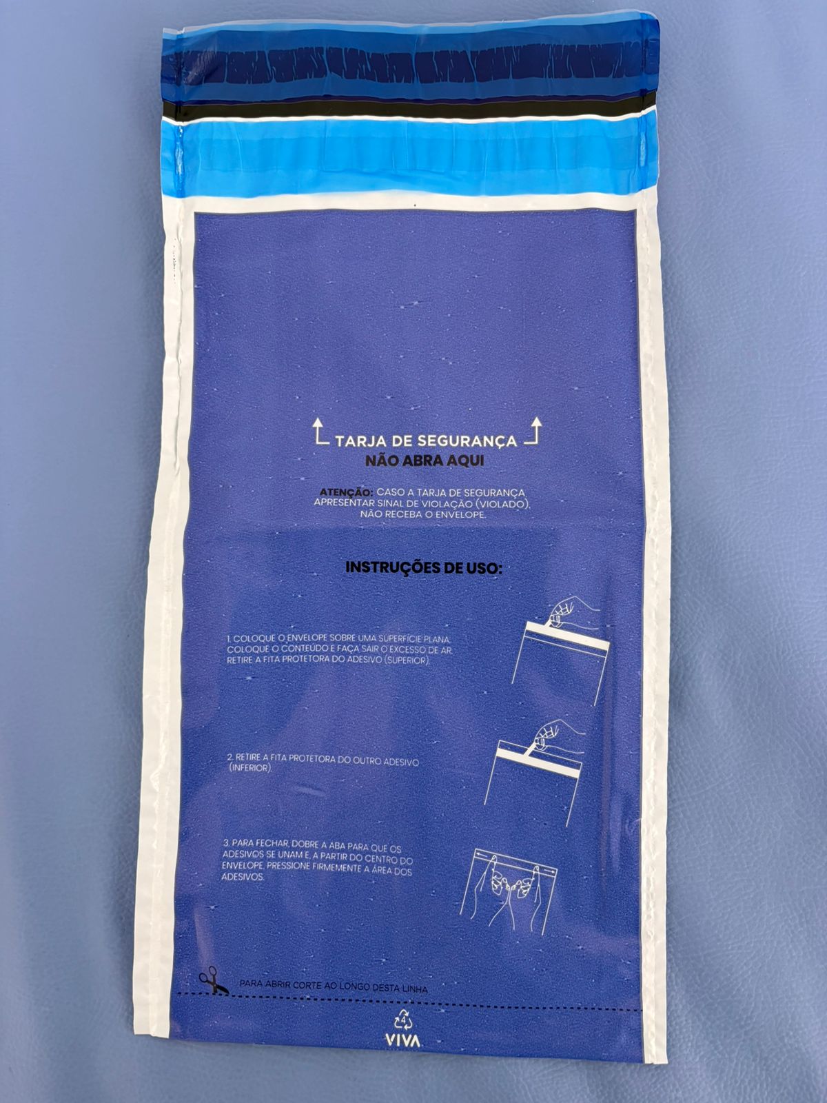 Lacre da bag de segurança - passo 2