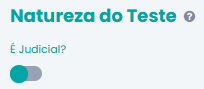 Seleção de natureza do exame